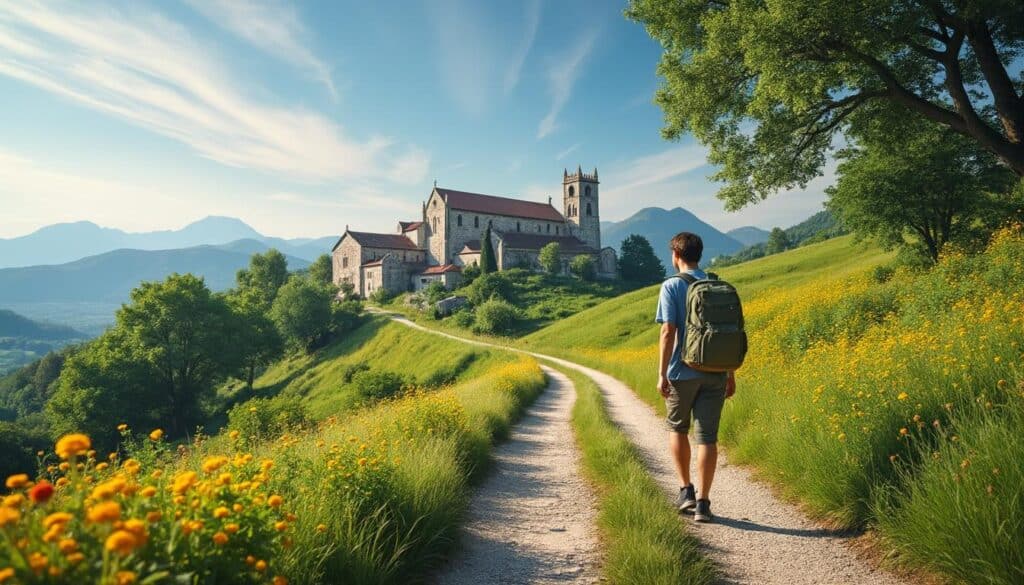 découvrez le récit captivant d'un pèlerin laïque cheminant seul sur le célèbre chemin de compostelle. ce carnet intime explore les défis, les rencontres et les réflexions d'un voyage intérieur enrichissant, incitant chacun à se lancer sur cette route mythique.