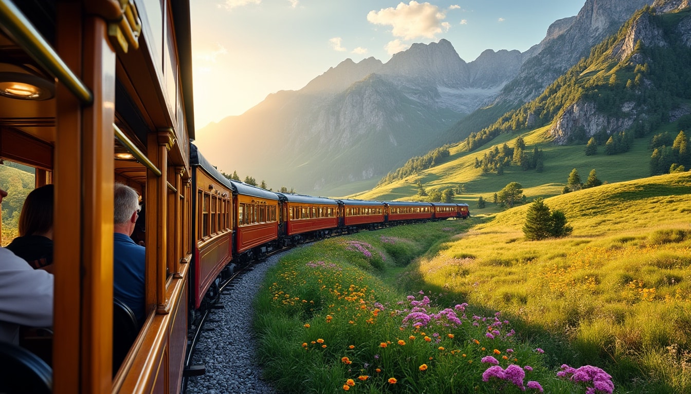 partez à la découverte des plus beaux circuits touristiques en train et vivez une expérience de voyage unique. explorez des itinéraires pittoresques, confortables et écologiques pour redécouvrir le plaisir du voyage autrement.