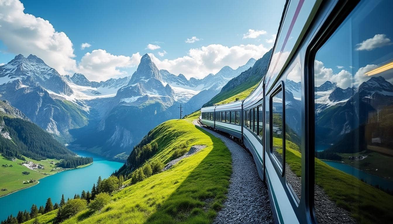 découvrez comment la suisse met en valeur ses paysages à travers ses trains panoramiques, offrant une expérience unique entre confort et panoramas exceptionnels.