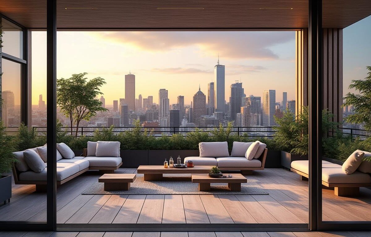 découvrez un appartement avec terrasse qui transforme vos séjours urbains de longue durée en une expérience confortable et agréable, alliant espace extérieur et vie citadine.