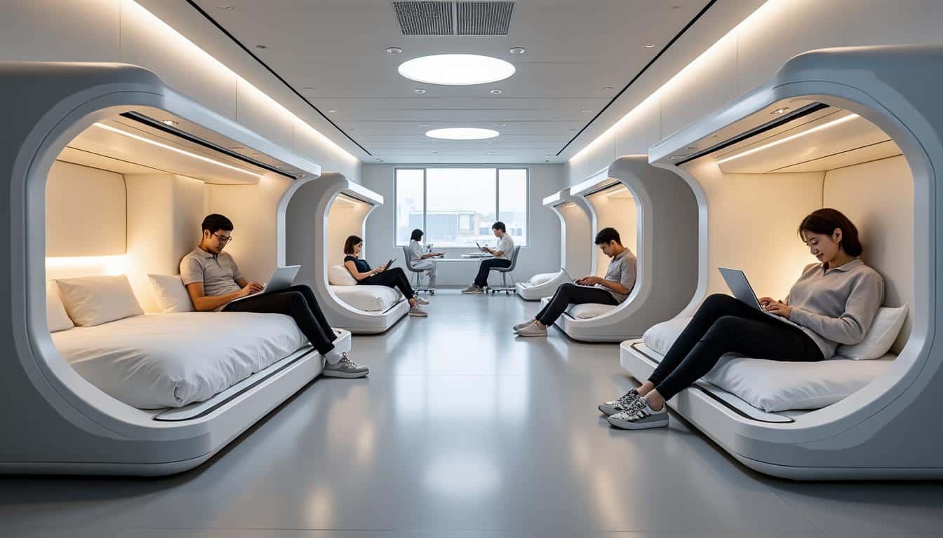 découvrez comment le capsule-hôtel maximise l'espace pour offrir aux voyageurs en transit un hébergement pratique, confortable et compact, idéal pour un séjour court.