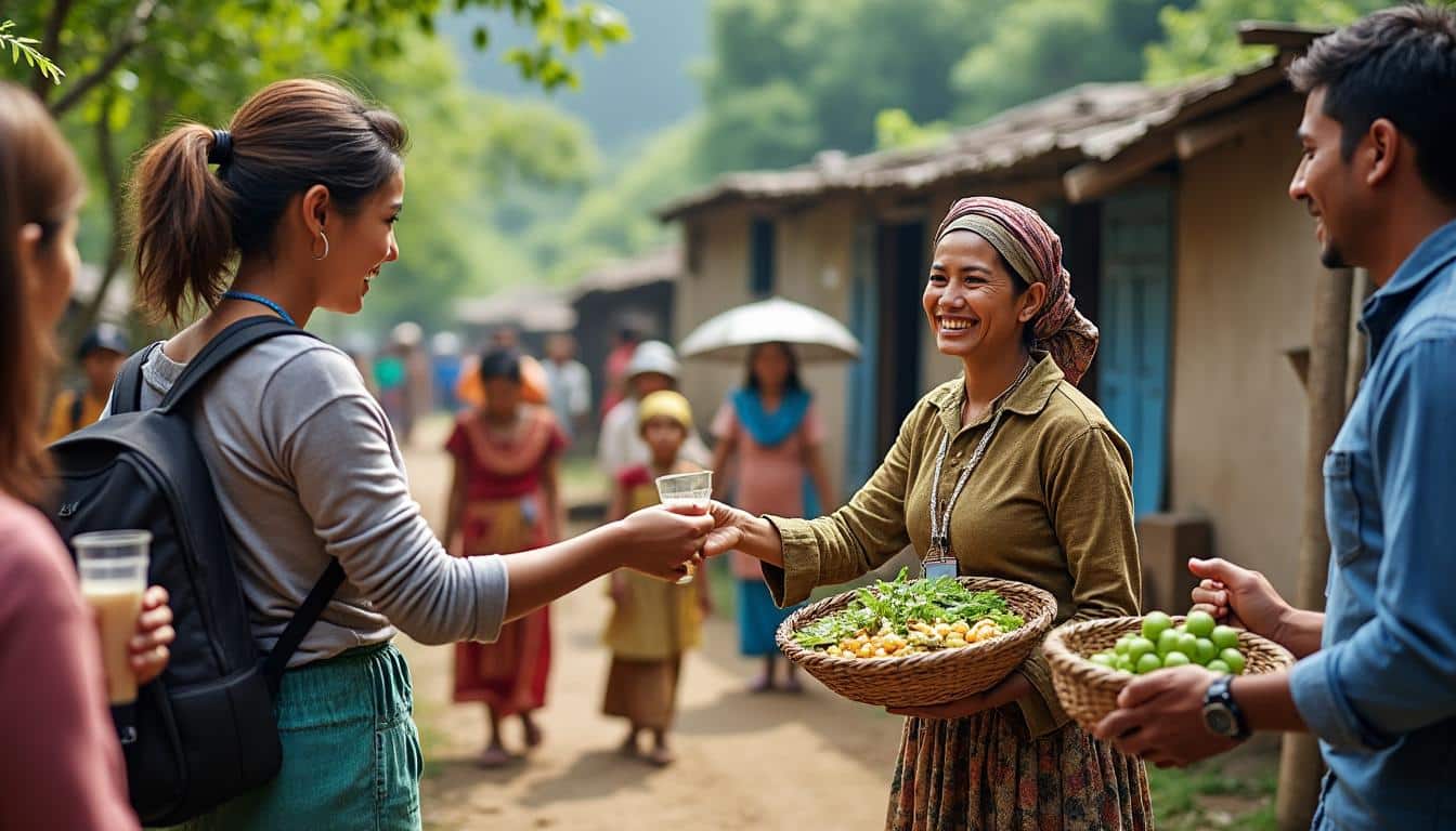 découvrez comment le tourisme solidaire soutient le développement local en finançant des projets de micro-crédit pour améliorer les conditions de vie des communautés.