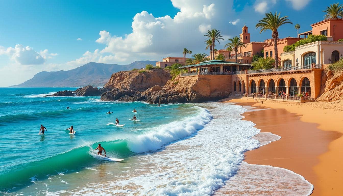 découvrez comment le maroc enrichit son offre de surf le long de la côte atlantique, alliant plages exceptionnelles et conditions idéales pour les amateurs de glisse.