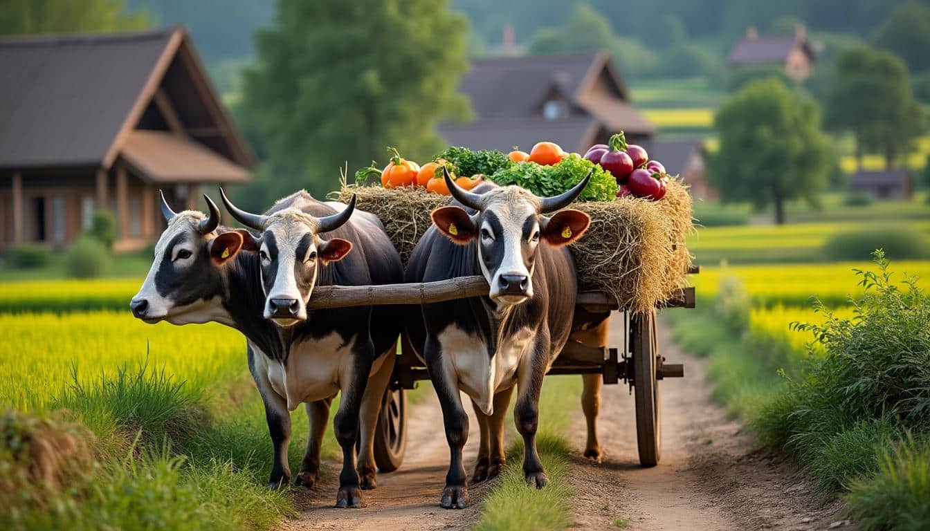 découvrez comment le char à bœufs continue de servir de moyen de transport traditionnel dans les zones rurales, préservant un patrimoine culturel unique et une méthode durable.
