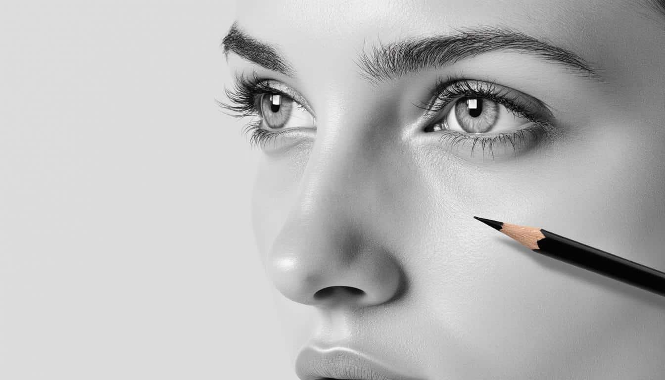 découvrez le crayon graphite 2b, idéal pour réaliser des ombrages doux et précis sur les visages, parfait pour donner vie à vos portraits avec finesse.