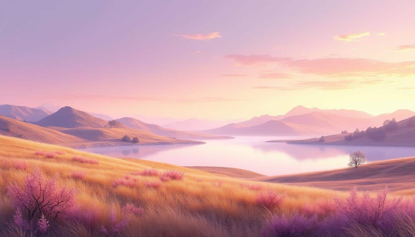 découvrez comment le crayon pastel capture avec délicatesse la douceur et la magie des premières lueurs de l'aube.