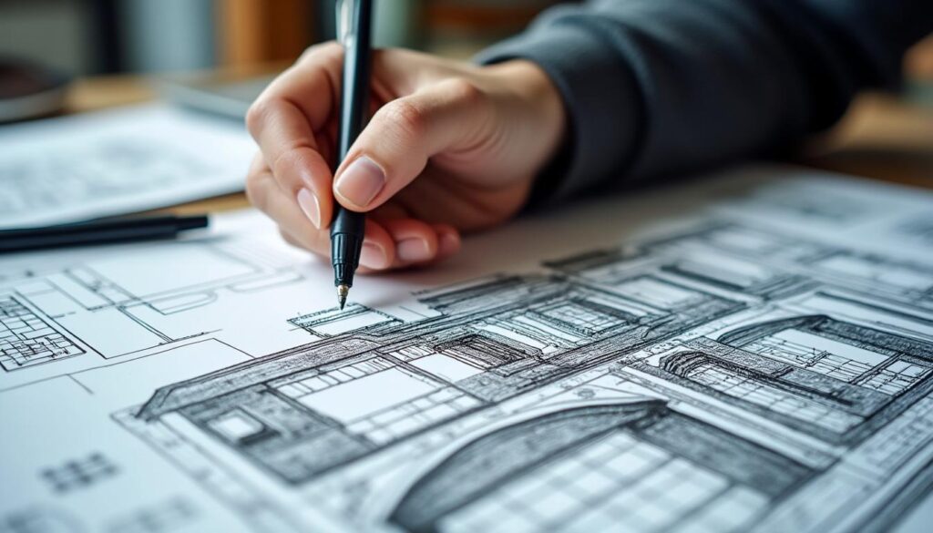 découvrez comment le feutre fin facilite le dessin précis des architectures complexes, offrant des détails nets et une meilleure créativité.