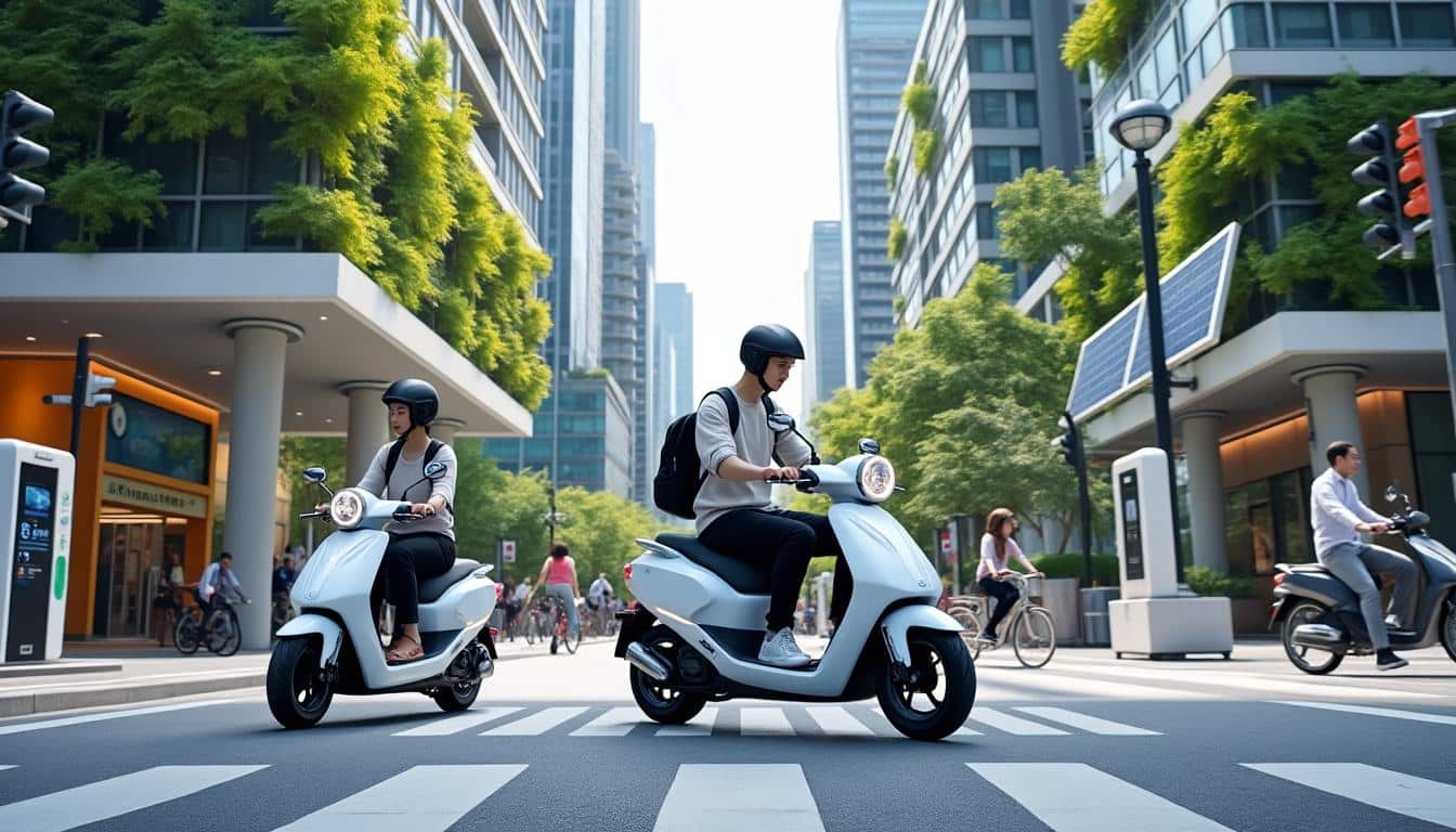 découvrez comment le scooter à hydrogène révolutionne la mobilité urbaine en équipant les smart cities asiatiques, alliant écologie et innovation technologique.