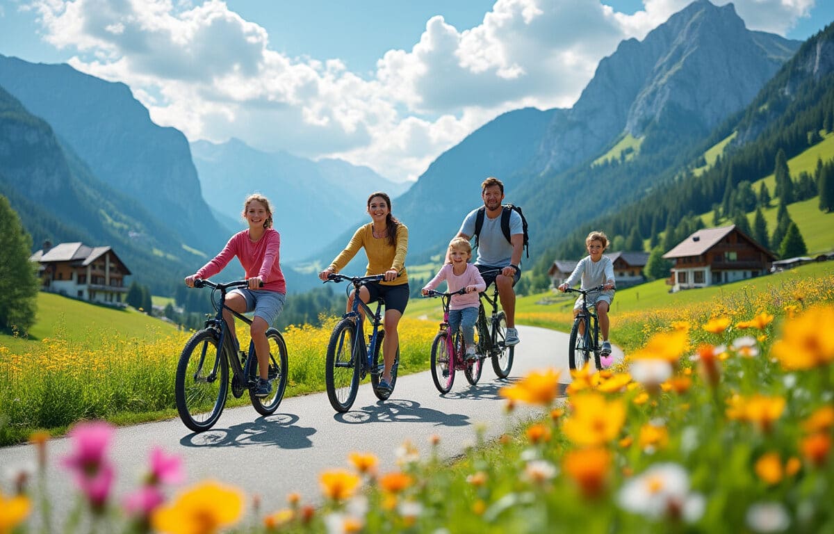 découvrez comment l'autriche met en valeur ses magnifiques vallées grâce au cyclotourisme en famille, une activité idéale pour des vacances actives et conviviales.
