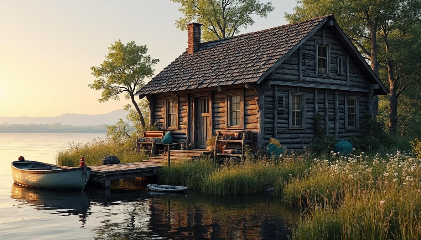 découvrez la cabane de pêcheur, un séjour rustique et authentique au bord de l'eau, idéal pour les amateurs de nature et de tranquillité.