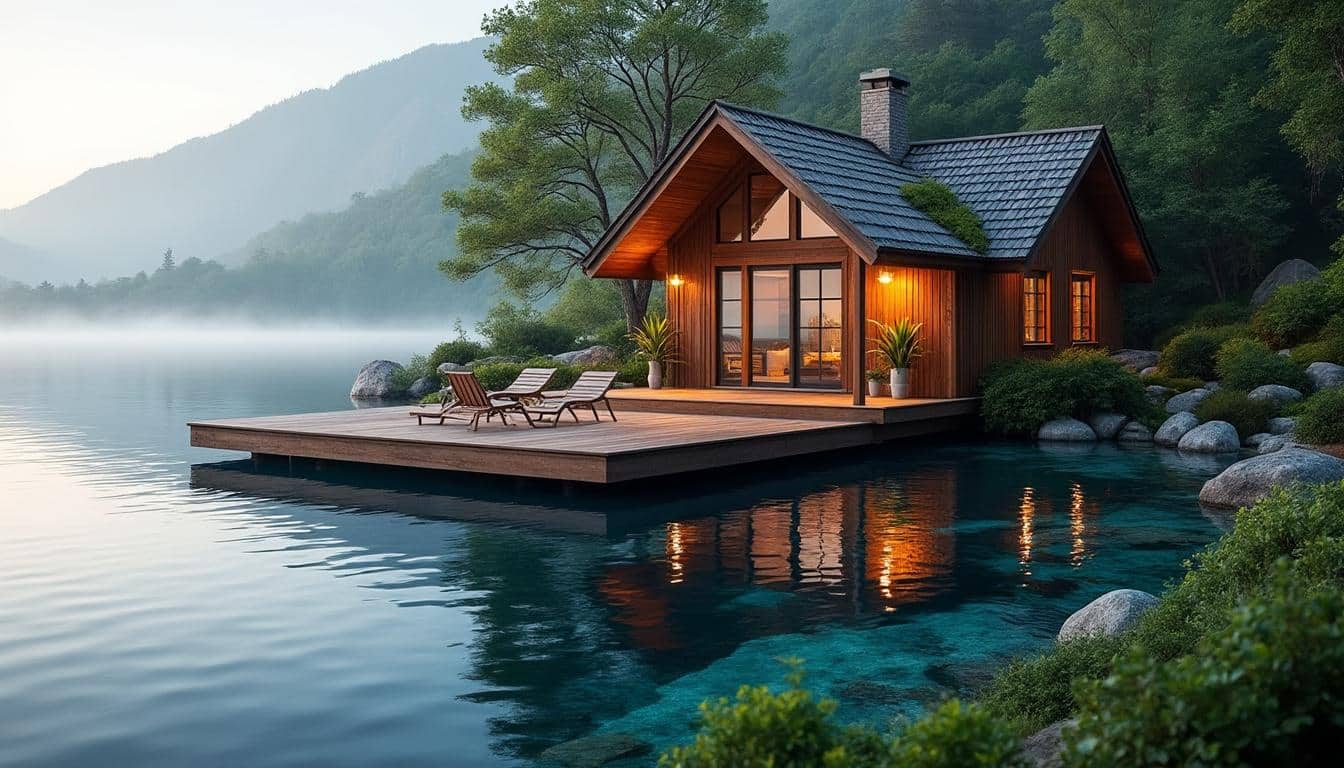 découvrez la maison sur l'eau, un lieu unique où votre séjour est rythmé par le doux mouvement des vagues pour une expérience inoubliable en harmonie avec la nature.