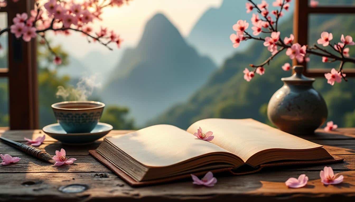 découvrez un carnet de voyage poétique où chaque lieu est subtilement dépeint à travers des haïkus, alliant voyage et poésie pour éveiller vos sens.