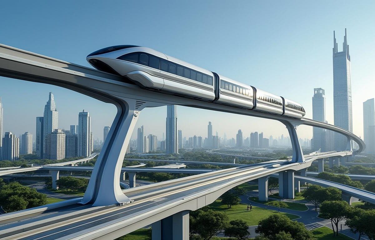 découvrez le monorail suspendu, une solution de transport innovante qui combine technologie futuriste et confort pour une expérience de déplacement unique.