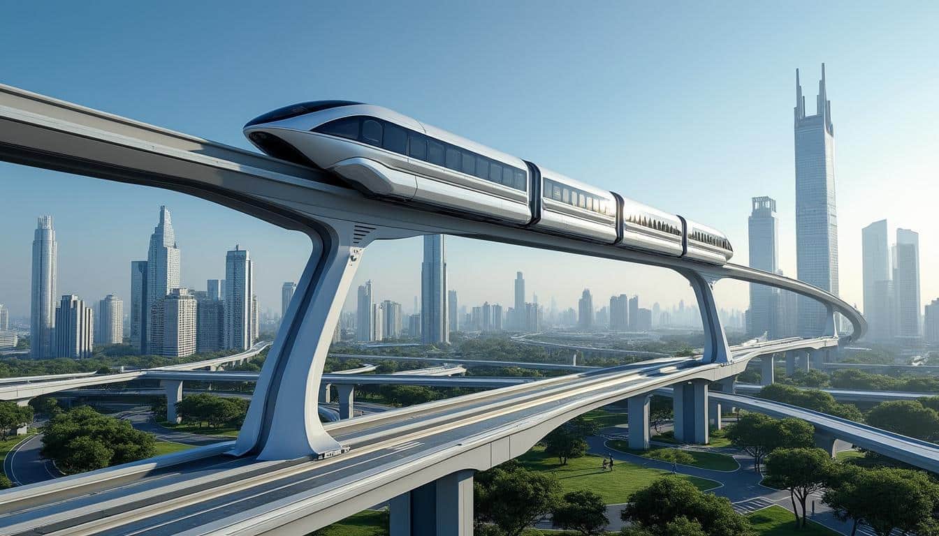 découvrez le monorail suspendu, une solution de transport innovante qui combine technologie futuriste et confort pour une expérience de déplacement unique.