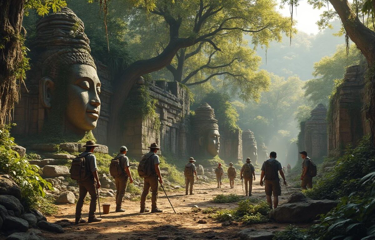 découvrez le voyage unique d'une recherche archéologique qui révèle les mystères des cités perdues à travers des découvertes fascinantes.