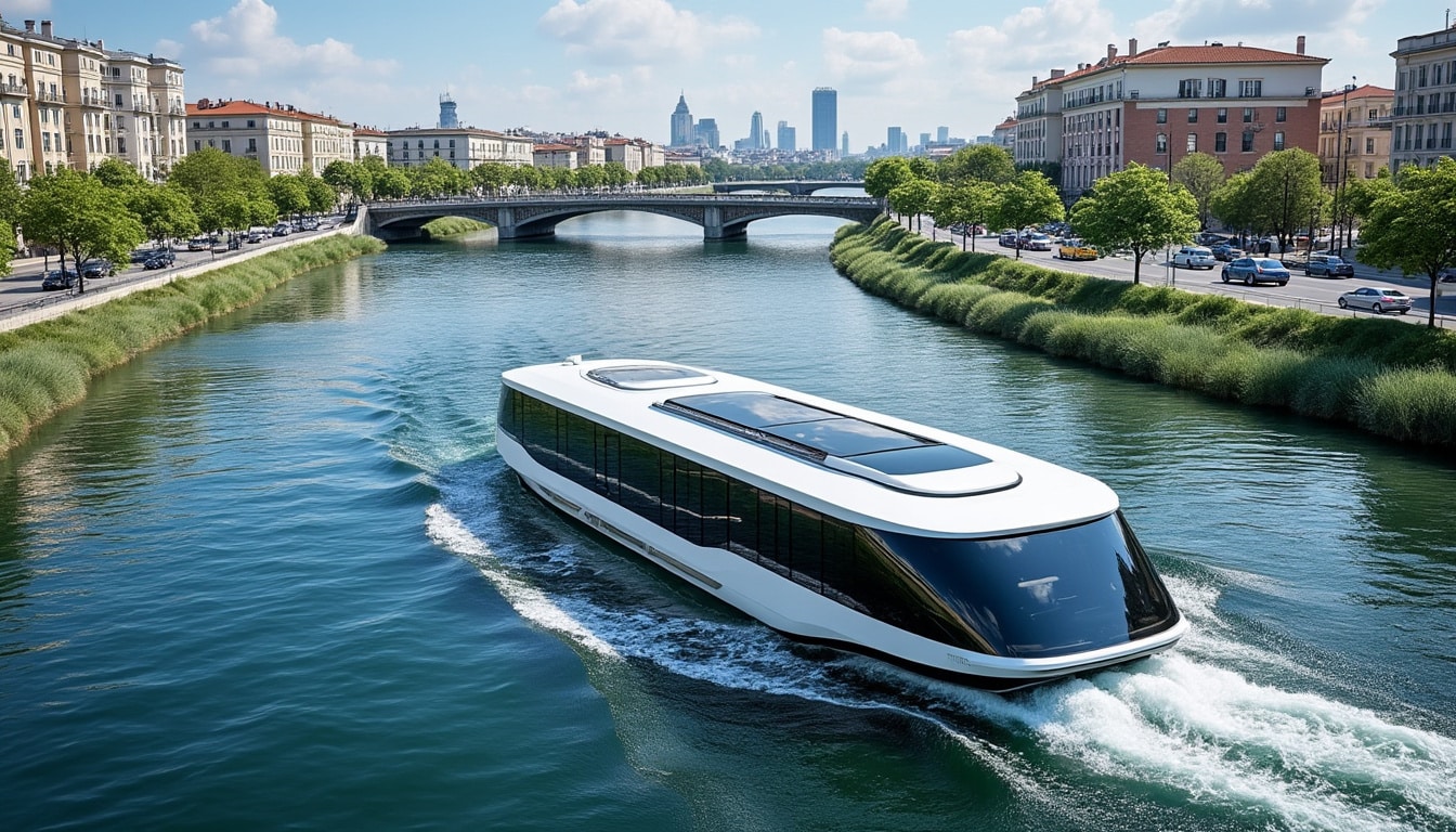 découvrez comment la navette fluviale contribue à réduire le trafic routier dans les villes d'eau, en offrant une alternative de transport écologique et efficace.