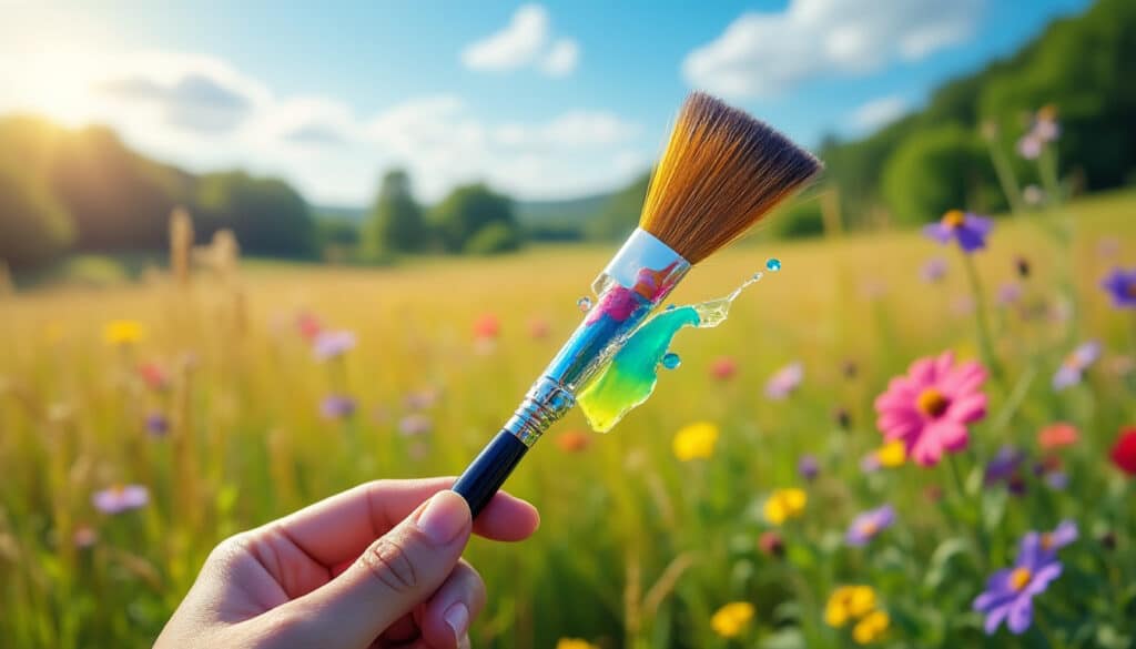 découvrez comment le pinceau à réserve d'eau rend la peinture en plein air plus pratique et agréable en offrant une utilisation simple et sans tracas.