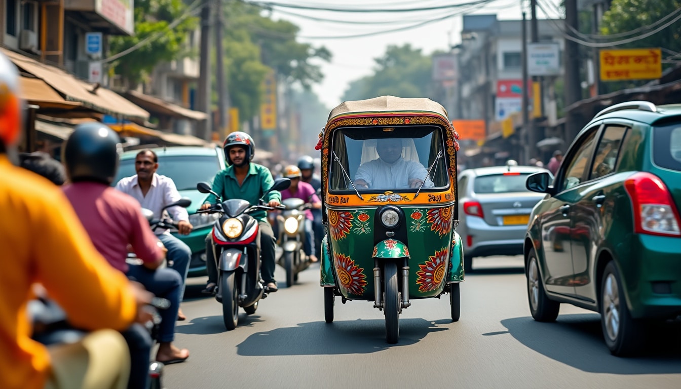 découvrez pourquoi le rickshaw demeure le moyen de transport le plus agile et pratique en inde, alliant rapidité et maniabilité dans les rues animées.