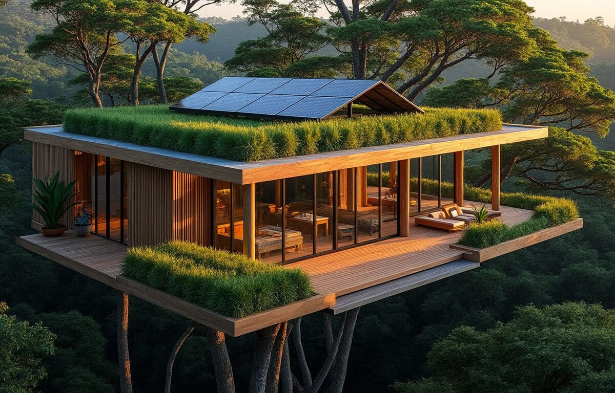 découvrez le tree-house resort, un havre écologique alliant design architectural moderne et respect de la nature pour un séjour unique et durable.