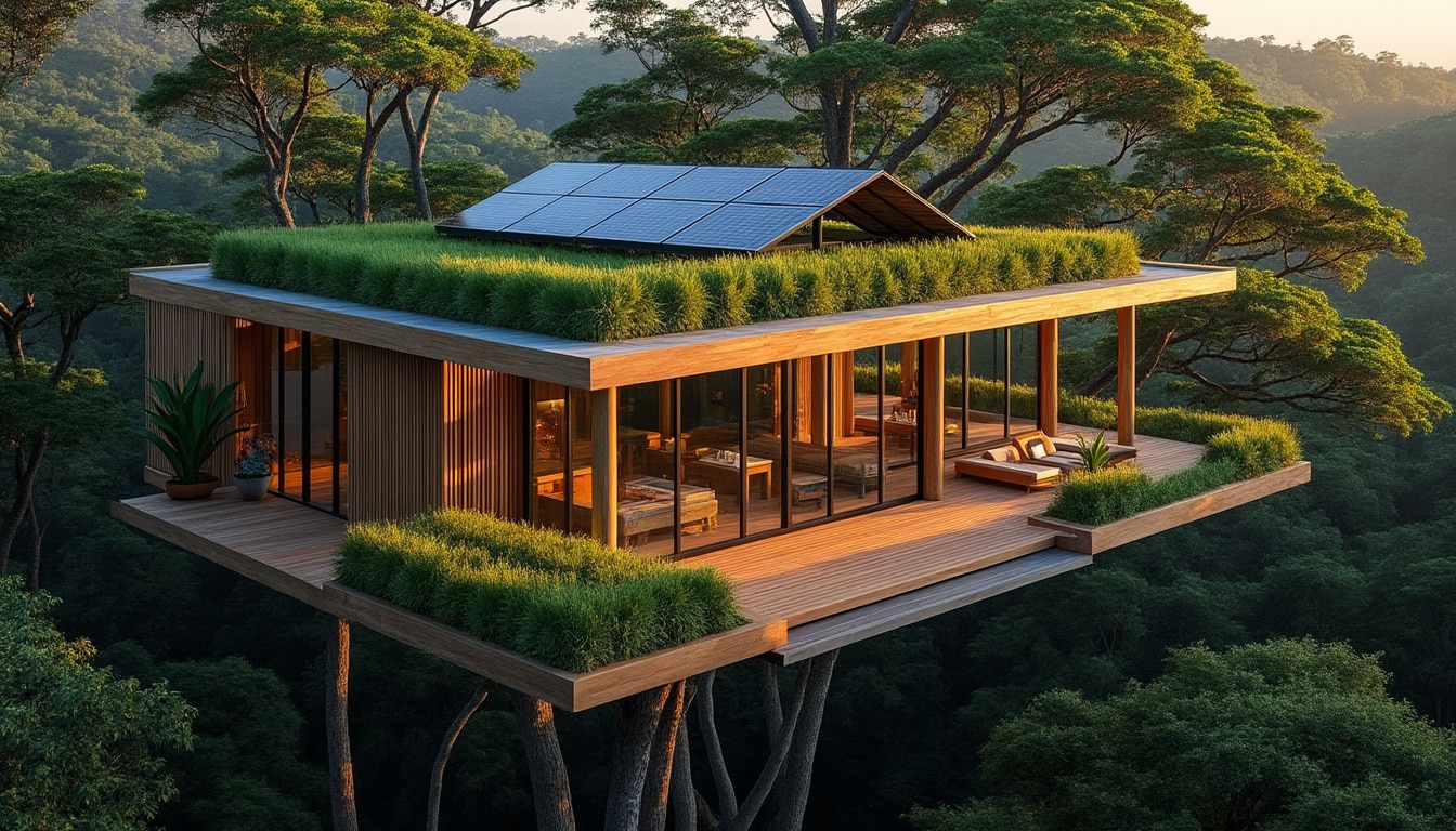 découvrez le tree-house resort, un havre écologique alliant design architectural moderne et respect de la nature pour un séjour unique et durable.