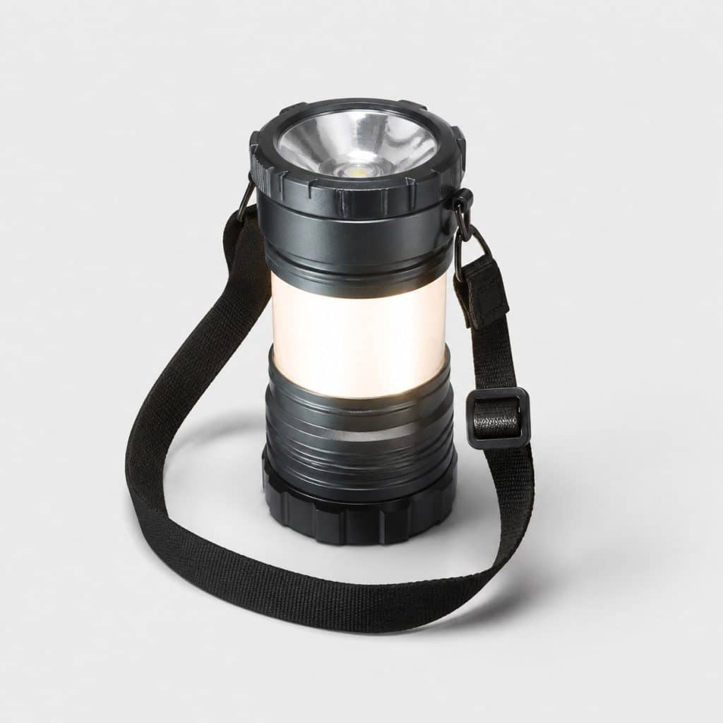 Lampe de camping et torche 2-en-1 avec sangle réglable