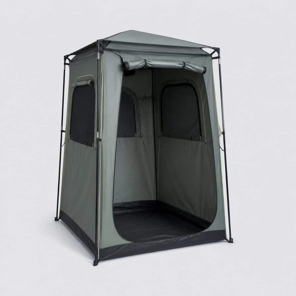 Cabine de douche de camp de 230 cm avec fenêtres occultables