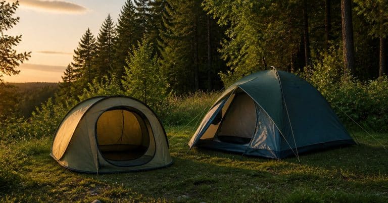 Tente pop-up ou tente classique : laquelle choisir ?