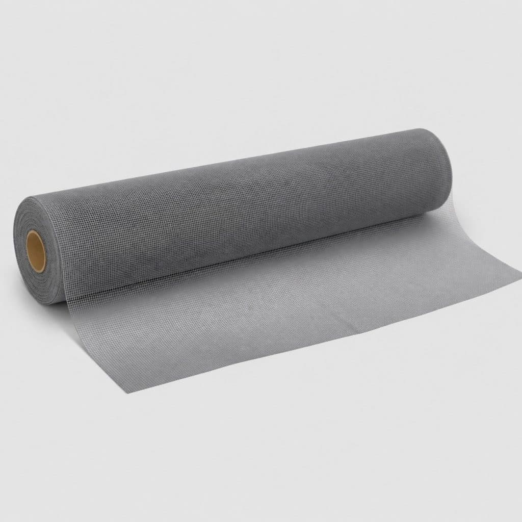 Rouleau de toile moustiquaire PVC grise souple