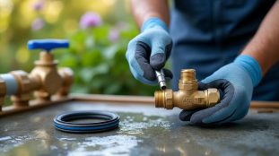 avant la saison, vérifiez vos joints et vos valves pour prévenir les fuites, assurer le bon fonctionnement de vos équipements et éviter les réparations coûteuses.