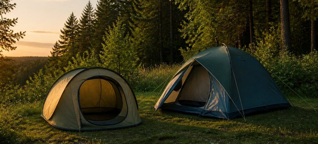 Tente pop-up ou tente classique : laquelle choisir ?